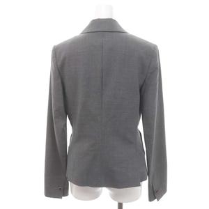 【美品】 theory スーツ セットアップ フレアパンツ グレー ストライプS 美品】 theory スーツ セットアップ フレアパンツ グレー