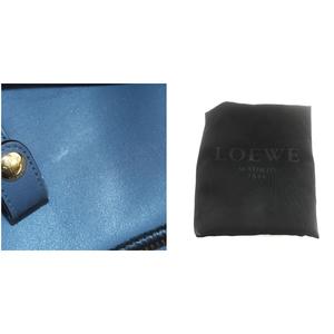 ロエベ LOEWE ソフィア アナグラム ショルダーバッグ レザー 紺