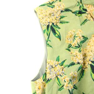 ロイスクレヨン Lois CRAYON アリッサムプリントワンピース ひざ丈  