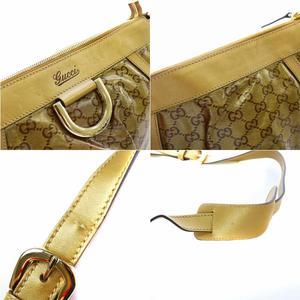 グッチ GUCCI アビー GGクリスタル コーティング クロスボディ  