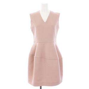 ヨーコチャン YOKO CHAN ノースリーブワンピース ひざ丈 Vネック 38 M  