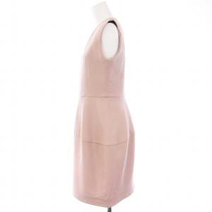 ヨーコチャン YOKO CHAN ノースリーブワンピース ひざ丈 Vネック 38 M  