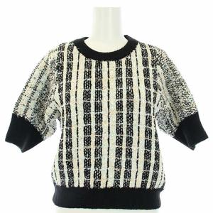 ファーファー furfur 24SS ツイードニットトップス サマーニット 