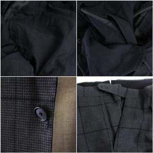 beams f 48 スーツスラックスセットアップグレー結婚式