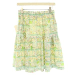 ユキエモン yukiemon キャビネット テキスタイルミドル丈スカート ひざ  