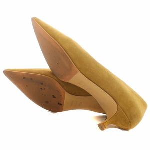 バルダン baldan パンプス スエード ポインテッドトゥ ローヒール 37.5 