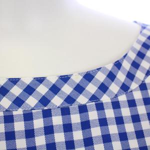 ジェンヌ JENNE 22SS オードリー ギンガムチェック ワンピース ロング