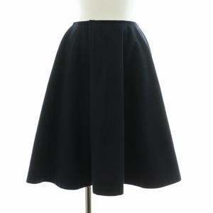 yoko chan ネイビーフレアスカート ひざ丈