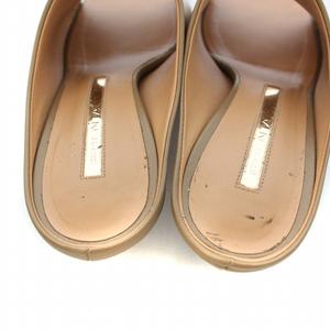 ブレンタ BRENTA ミュール サンダル ヒール レザー スクエアトゥ 37