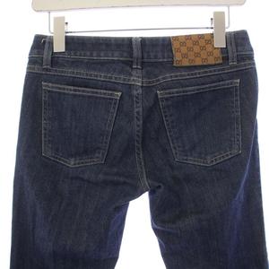 グッチ GUCCI クロップドパンツ デニムパンツ ジーンズ ジップフライ  