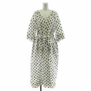 マーラ カランコエ mala KALANCHOE Block Print Kaftan Dress 
