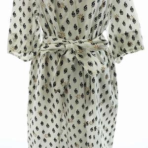 マーラ カランコエ mala KALANCHOE Block Print Kaftan Dress 