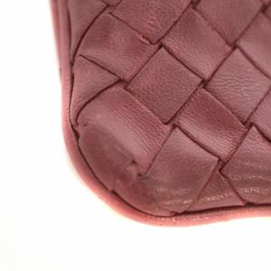 Bottega Veneta コインケース　イントレチャート　赤 ボッテガヴェネタ イントレチャート コインケース ラウンド