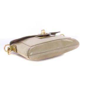 コーチ COACH ショルダーバッグ ターンロック式 メタリック加工