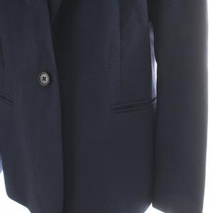 PaulSmith テーラードジャケット L2 総柄 地図柄 ウール ネイビー 美品 Paul Smith ポールスミス テーラードジャケット 紺ブレ