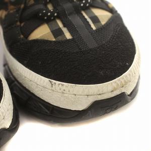 バーバリー BURBERRY スニーカー ノバチェック ヒョウ柄 厚底
