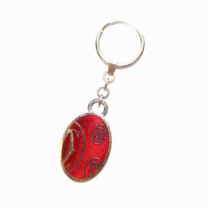 カルティエ Cartier キーホルダー ストラップ ロゴ 赤 レッド