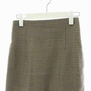 美品✨マディソンブルー 千鳥格子 タイトスカート チェック柄 ウール ミモレ S マディソンブルー MADISONBLUE タイトスカート ミモレ ロング