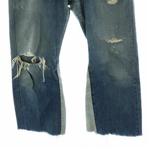 Levi's RE/DONE 再構築デニム ジーンズ リメイク ボタンフライ RE/DONE LEVI'S 501ボディ再構築（リメイク）デニム - メルカリ