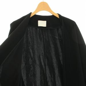 UNITED ARROWS & SONS ノーカラージャケット M 黒