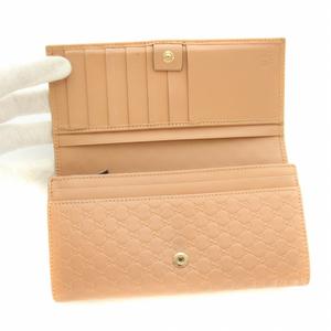 グッチ GUCCI アウトレット品 マイクログッチシマ 長財布 二つ折り 