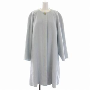 アニオナ AGNONA DAINAWOOL ノーカラーコート ロング ウール アンゴラ  