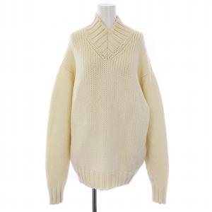 オーラリー AURALEE 20AW SUPER FINE WOOL AIRY KNIT V-NECK P/O 