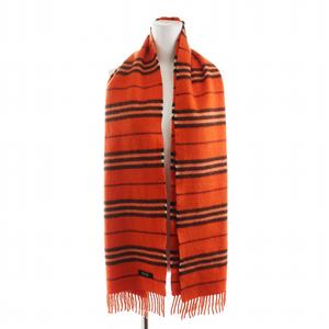 バーバリーブラックレーベル BURBERRY BLACK LABEL マフラー フリンジ