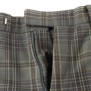 PRADA チェック柄 スラックス グレー