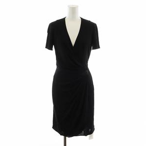 未使用品 イッサロンドン ISSA LONDON ワンピース ひざ丈 半袖  