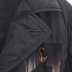 アンダーカバー 2016AW ステンカラー コート メンズ2 シルク切替 アンダーカバー 2016AW ステンカラー コート メンズ2 シルク切替