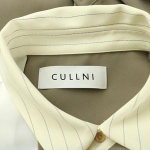 クルニ CULLNI ダブルサテンビオカラージップシャツ Double Satin Bio 