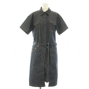 サカイ sacai アーペーセー A.P.C. 21SS デニムワンピース ひざ丈 半袖 
