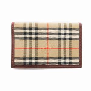 バーバリー ロンドン BURBERRY LONDON 手帳 ノバチェック レザー 文具 ベージュ /ZS メンズ