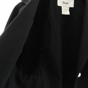 ルネ Rene 23AW ジャケット ショート丈 パールボタン 34 S 黒 ブラック  