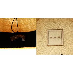 フォクシー FOXEY DAISY LIN ストローハット 麦わら帽子 ベージュ /AN6