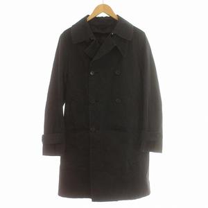 マッキントッシュ ロンドン MACKINTOSH LONDON トレンチコート コットン コート ダブル 38 M ネイビー 紺 /☆G メンズ