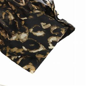 ノーブル NOBLE 23AW レオパードプリントティアードマキシワンピース