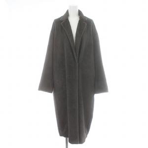 ミューズ ドゥーズィエム クラス MUSE de Deuxieme Classe 17AW DE BALL FUR コート フェイクファー ロング 茶 ブラウン 17020500413030 /KU レディース