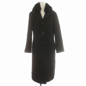 Burberry Blue Label ファーコート 38 バーバリーブルーレーベル BURBERRY BLUE LABEL ロングコート
