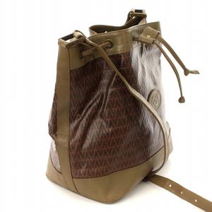 マリオヴァレンチノ マリオヴァレンティノ MARIO VALENTINO ショルダーバッグ バケットバッグ 巾着 ワンショルダー 鞄 茶 ブラウン /DK レディース