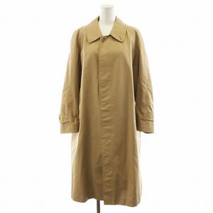 バーバリーズ Burberrys ヴィンテージ 英国製 ノバチェック ステンカラーコート ロング丈 アウター 茶 ブラウン /AN24 レディース