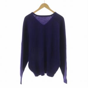 ラルフローレン RALPH LAUREN ニット セーター プルオーバー 長袖 パープル /NQ レディース