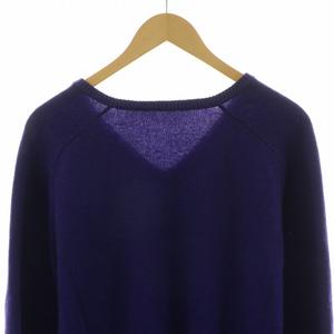 ラルフローレン RALPH LAUREN ニット セーター プルオーバー 長袖 パープル /NQ レディース