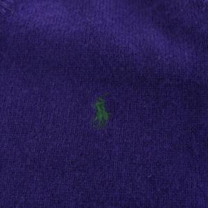 ラルフローレン RALPH LAUREN ニット セーター プルオーバー 長袖 パープル /NQ レディース