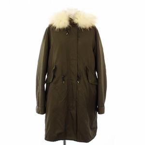 イエナ IENA 17AW C/Pe モッズコート 17020900601030 フード ロング 起毛ライナー チャイニーズラクーンファー 38 カーキ /KU レディース