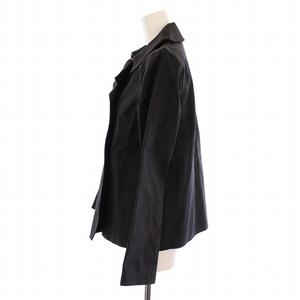 マッキントッシュ MACKINTOSH トレンチコート ショート丈 ゴム引き ダブル 34 黒 /BM レディース