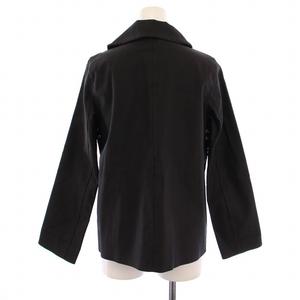 マッキントッシュ MACKINTOSH トレンチコート ショート丈 ゴム引き ダブル 34 黒 /BM レディース