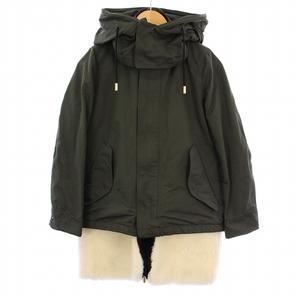 ザ リラクス THE RERACS M65 MODS COAT WITH LINER モッズコートWITHライナー アウター ミドル丈 フード ウール 36 カーキ /BB レディース