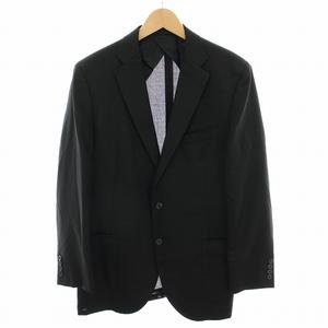 バーバリー ロンドン BURBERRY LONDON テーラードジャケット シングル モヘヤ混 L 黒 ブラック A1D05-317-09 /YT メンズ